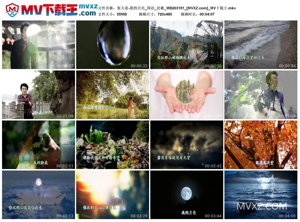 张天甫-我的月亮_国语_民歌_MB203151